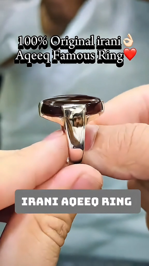 irani Aqeeq Ring